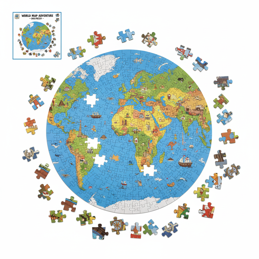 World Explorer 500-Piece Jigsaw Puzzle