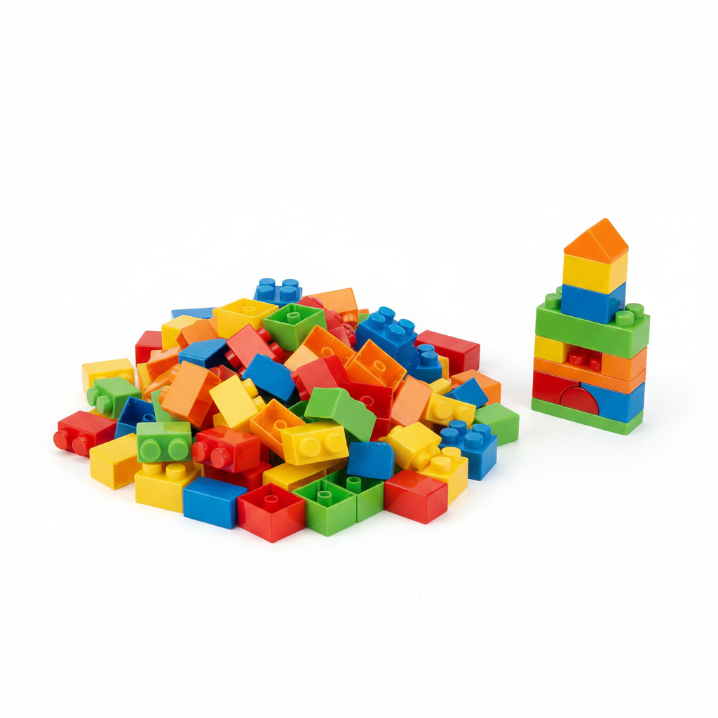 Mega Builder Block Set 250 Pieces